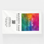 QR-Code für Unternehmen hinzufügen Vertikal große Banner (Horizontal)