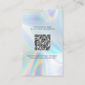 QR-Code für Unternehmen hinzufügen Visitenkarte (Vorderseite)