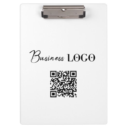 QR-Code für Unternehmen Klemmbrett (Vorderseite)