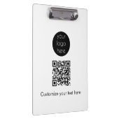QR-Code für Unternehmen Klemmbrett (Rechts)