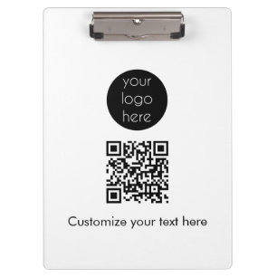 QR-Code für Unternehmen Klemmbrett