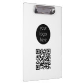 QR-Code für Unternehmen Klemmbrett (Rechts)