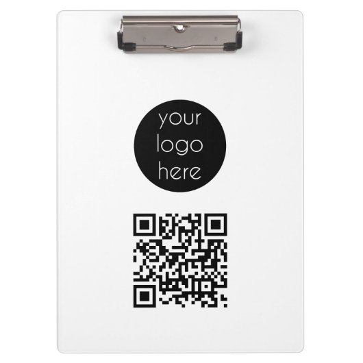 QR-Code für Unternehmen Klemmbrett (Vorderseite)