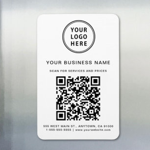 QR-Code für Unternehmen Magnet