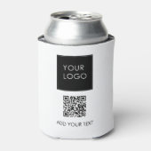 QR-Code für Unternehmen mit benutzerdefiniertem Lo Dosenkühler (Kanne Vorderseite)
