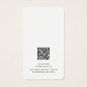 QR-Code für Unternehmen mit benutzerdefinierter Gr (Rückseite)