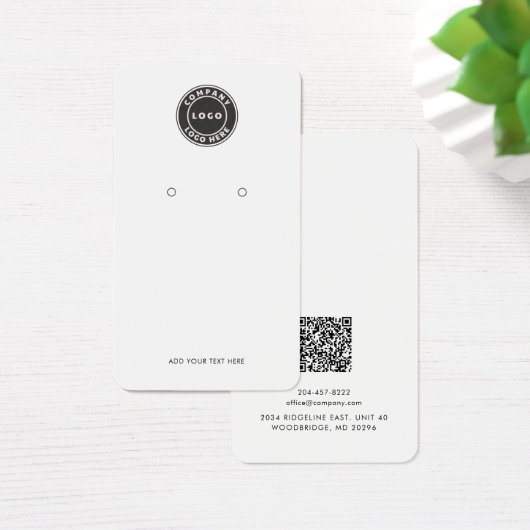 QR-Code für Unternehmen mit benutzerdefinierter Gr (Schreibtisch)