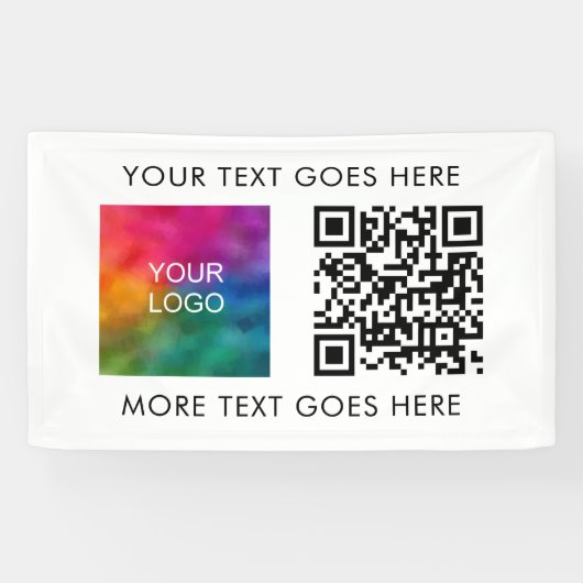 QR-Code für Unternehmen Moderne Elegant Best Banner (Horizontal)