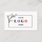 QR-Code für Unternehmen Moderner Beruflicher Visitenkarte (Vorderseite)