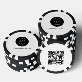 QR-Code für Unternehmen Pokerchips