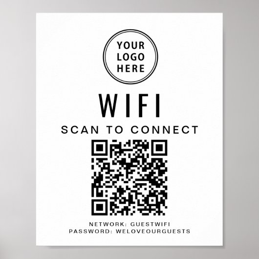 QR-Code für Unternehmen Poster (Vorne)