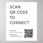 QR-Code für Unternehmen Poster (Vorne)