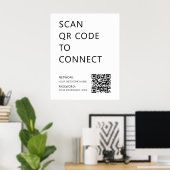 QR-Code für Unternehmen Poster (Heimbüro)