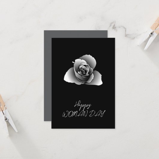 Qr-Code für Unternehmen - Rose für Weißabgleich Karte (Vorderseite/Rückseite Beispiel)