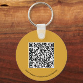 QR-Code für Unternehmen und Mitarbeiter auf der Fi Schlüsselanhänger (Rückseite)