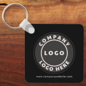 QR-Code für Unternehmen und Website des Unternehme Schlüsselanhänger (Vorderseite)