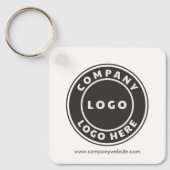 QR-Code für Unternehmen und Website des Unternehme Schlüsselanhänger (Vorderseite)