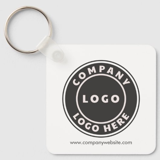 QR-Code für Unternehmen und Website des Unternehme Schlüsselanhänger (Vorderseite)