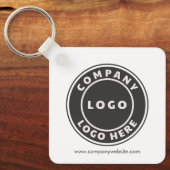 QR-Code für Unternehmen und Website des Unternehme Schlüsselanhänger (Vorderseite)