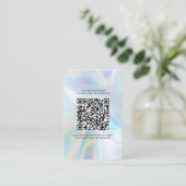 QR-Code für Unternehmen Visitenkarte (Stehend Vorderseite)