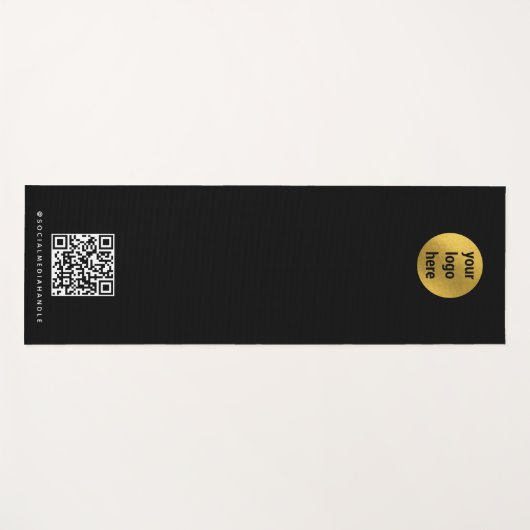 QR-Code für Unternehmen Yoga Studio-Werbeaktion Yogamatte (Vorderseite (Horizontal))