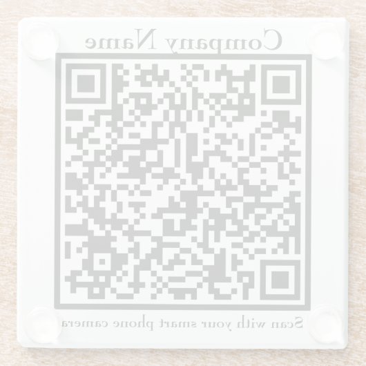 QR-Code für Untersetzer Square (Rückseite)