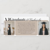 QR-Code für Veranstaltungen der modernen Foto Grad Einladung (Rückseite)