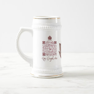 QR-Code für vielseitige Verwendung Bierglas