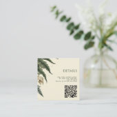 QR-Code für Vintag verzauberten Wald Begleitkarte (Stehend Vorderseite)