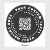 QR-Code für Vinyl, Business Car Window Bumper-Abze Aufkleber (Blatt)