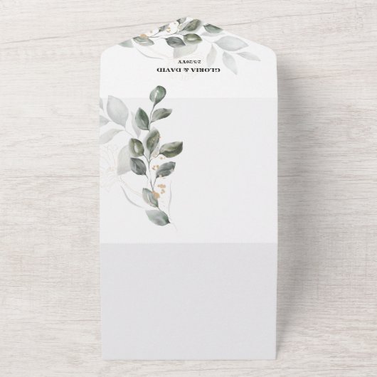 QR-Code für Wasserfarben in einer Einladung (Außenbereich)