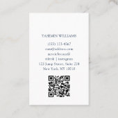 QR-Code für Watercolor-Salon Visitenkarte (Rückseite)