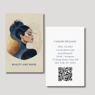 QR-Code für Watercolor-Salon Visitenkarte