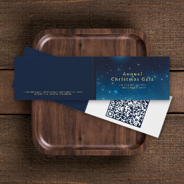 QR Code für Weihnachtsfeiertage Faltkarte