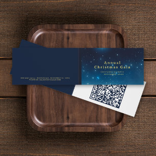 QR Code für Weihnachtsfeiertage Faltkarte