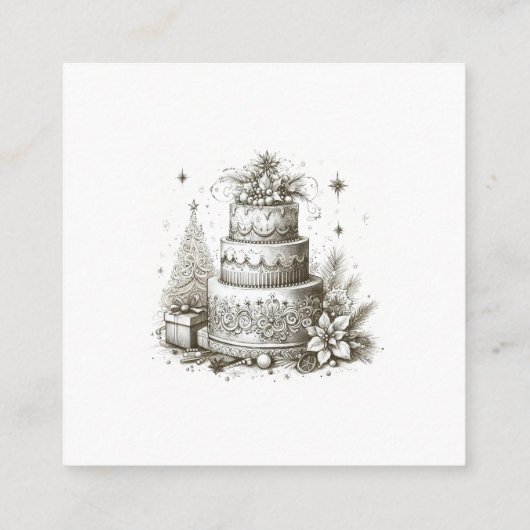 QR-Code für Weihnachtsszeiten Begleitkarte (Rückseite)