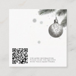 QR-Code für Weihnachtsszeiten Begleitkarte