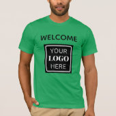 QR-Code für "Welcome Business"-Markenzeichen T-Shirt (Vorderseite)