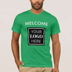 QR-Code für "Welcome Business"-Markenzeichen T-Shirt