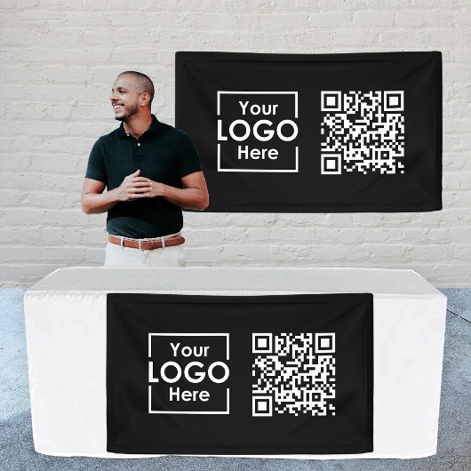 QR-Code für Werbebanner-Markenzeichen Banner