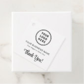 QR-Code für Werbefirmen Vielen Dank Geschenkanhänger (Beispiel)