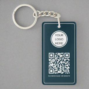 QR-Code für Werbegeschenk-Geschäftslogo Schlüsselanhänger