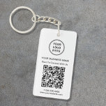 QR-Code für Werbelogo Schlüsselanhänger<br><div class="desc">Moderner und beruflicher Schlüsselanhänger für Ihr Unternehmen mit QR-Code für Kunden,  um eine Liste Ihrer Produkte,  Dienstleistungen,  Preise oder andere Informationen zu suchen. Laden Sie Ihr Logo und Ihren QR-Code hoch und fügen Sie Ihren Firmennamen,  Ihre Website,  Ihren Slogan,  Ihre Telefonnummer usw. in einfacher Typografie hinzu.</div>