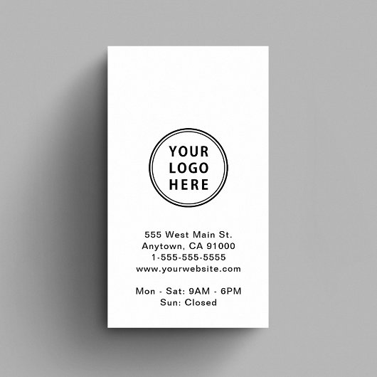 QR-Code für Werbelogo Visitenkarte