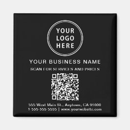 QR-Code für Werbematerial Magnet