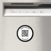 QR-Code für Werbeunternehmen Magnet (In Situ (Geschirrspüler))