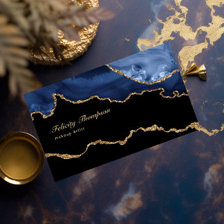 QR-Code für Wertvollen Stein und Gold Agate Visitenkarte