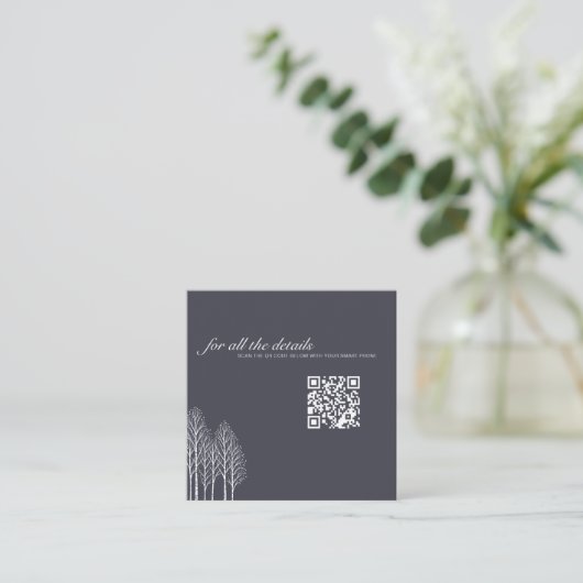 QR-Code für Winterbaumen Begleitkarte (Stehend Vorderseite)