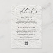 QR-Code für Winterhochzeiten Begleitkarte (Vorderseite)