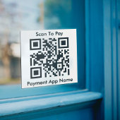 QR-Code für Zahlungen Aufkleber